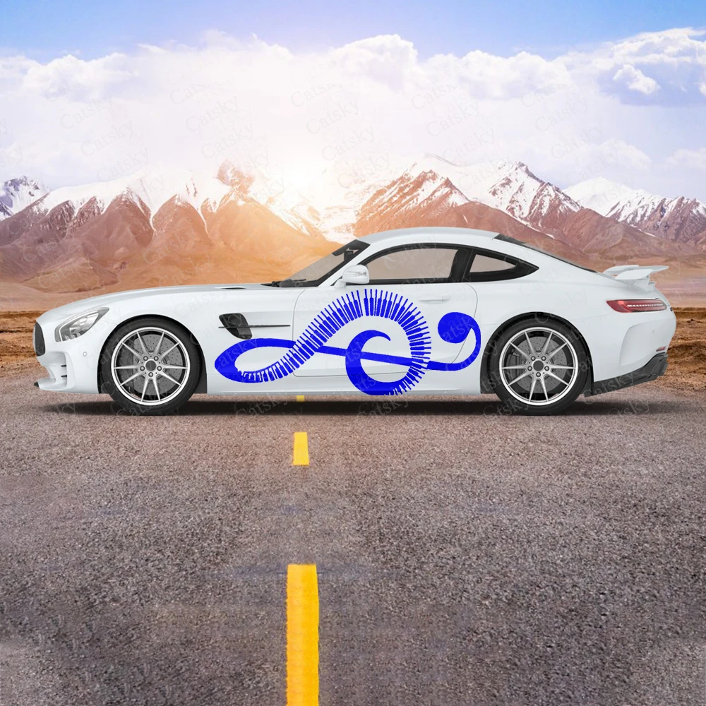 

2 шт., наклейки на автомобиль «музыкальная нота»