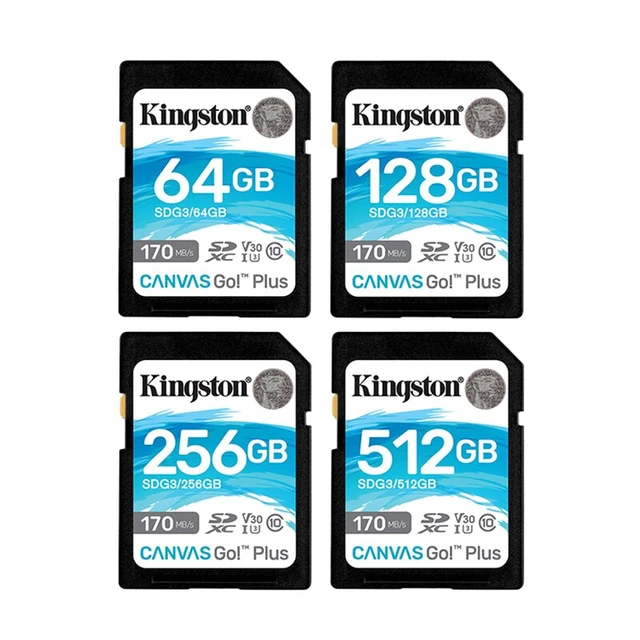 Memoria microSD 512GB Kingston Canvas Go! Plus 170 MB/s (SDCG3