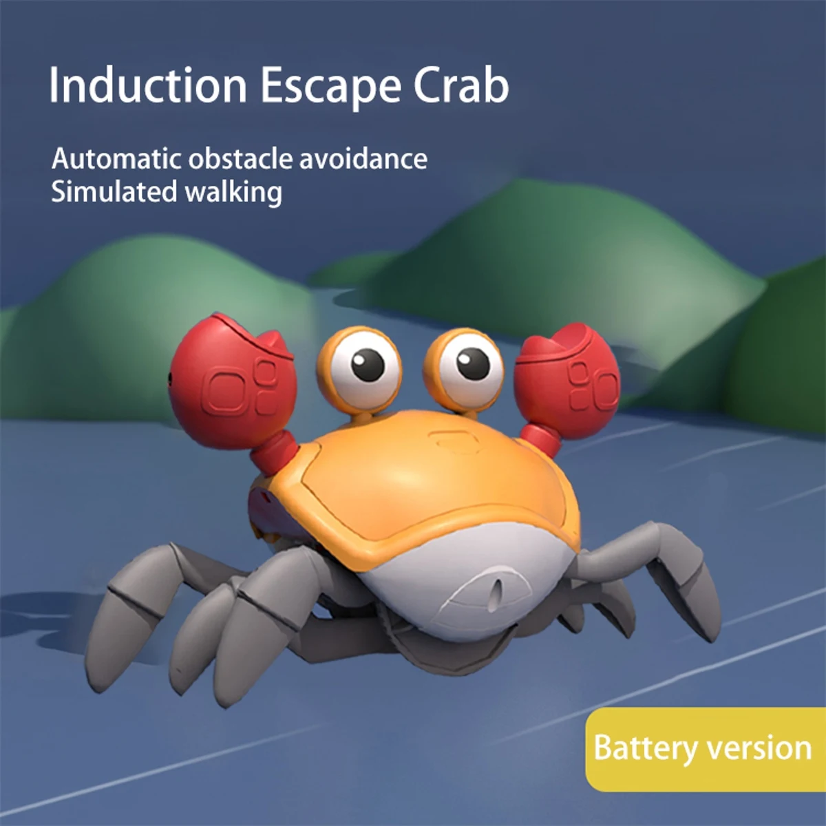 Electric Gesture Sensing Toy Crab Sensing Escape Kids Electric Toy Charging Luminous Music Novelty Toy for Child Christmas Gift 3