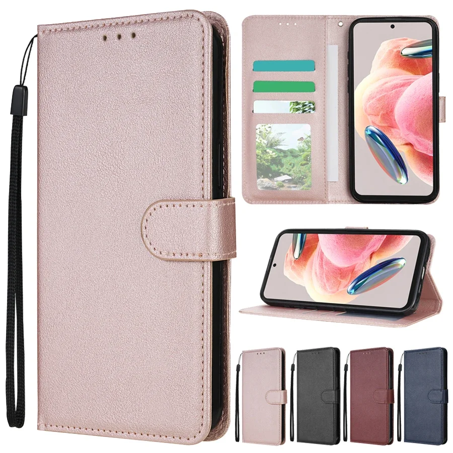 Leather Wallet Card Slot Magnetic Flip Case