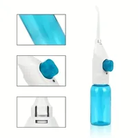 1PC Irrigateur buccal portable haute pression, irrigateur à eau manuel, style cure-dent, nettoyage en profondeur des gencives et des dents 3