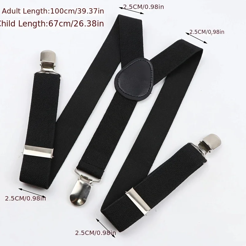 3-Clips Herren-Hosenträger, Herren-Hosenträger, unterstützt Tirantes für Damen, elastisch, verstellbare Hosenträger, Kleidung – Detail 11