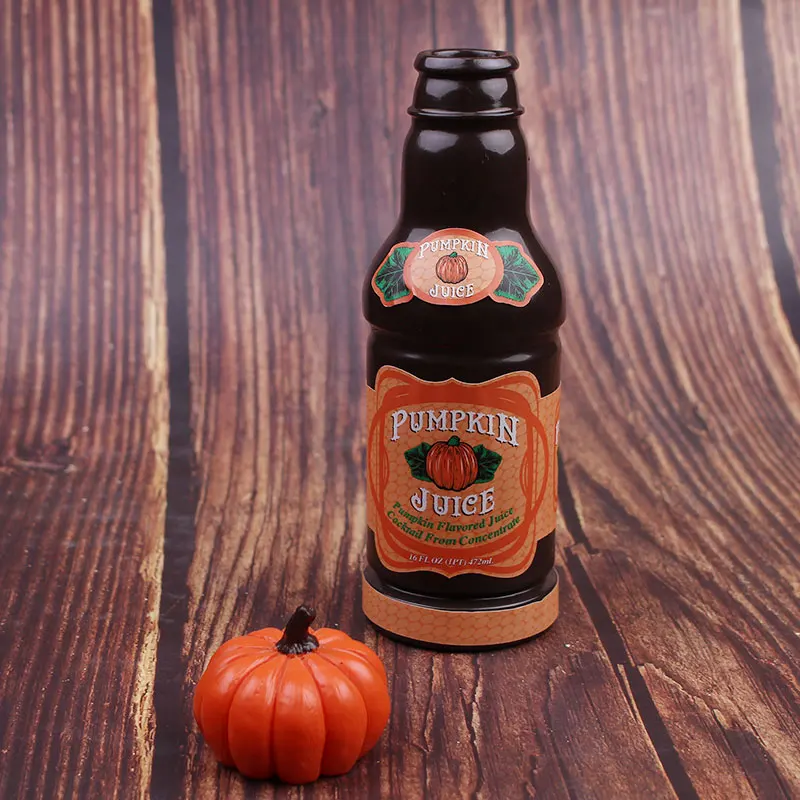 クリエイティブな卓上の装飾品のカボチャジュースボトルの装飾フィルム