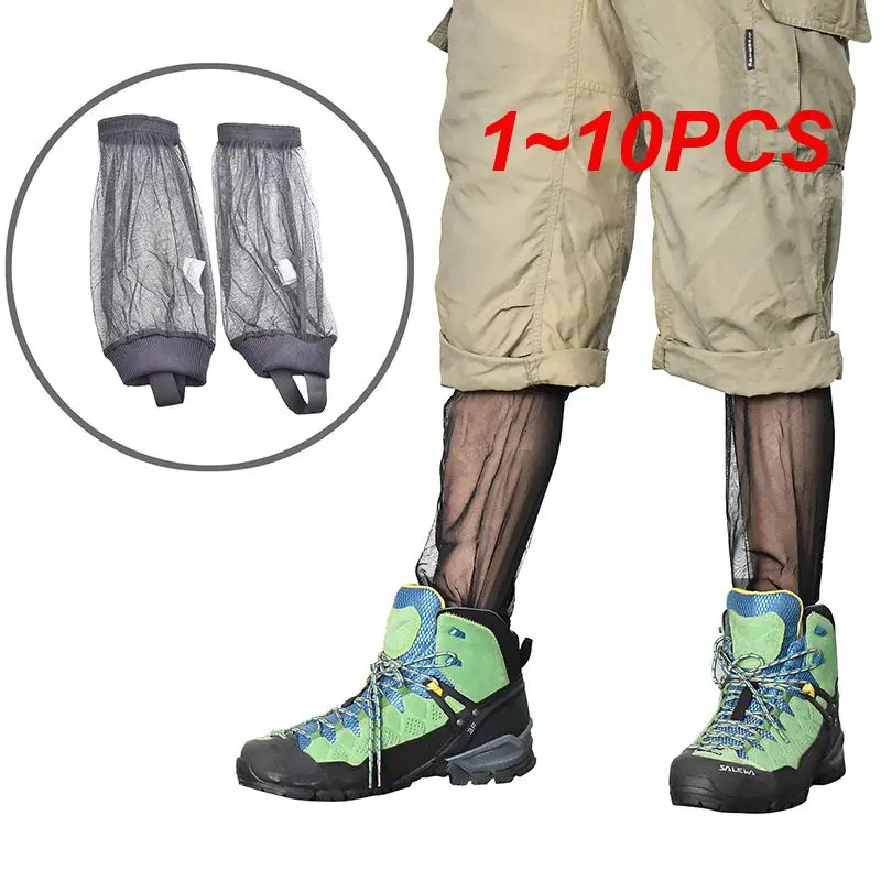 

1~10PCS Anti-mosquito Foot Cover Outdoor Sports Camping Mesh Jungle Anti-mosquito Bite Breathable Sock Leggings Leg Covers