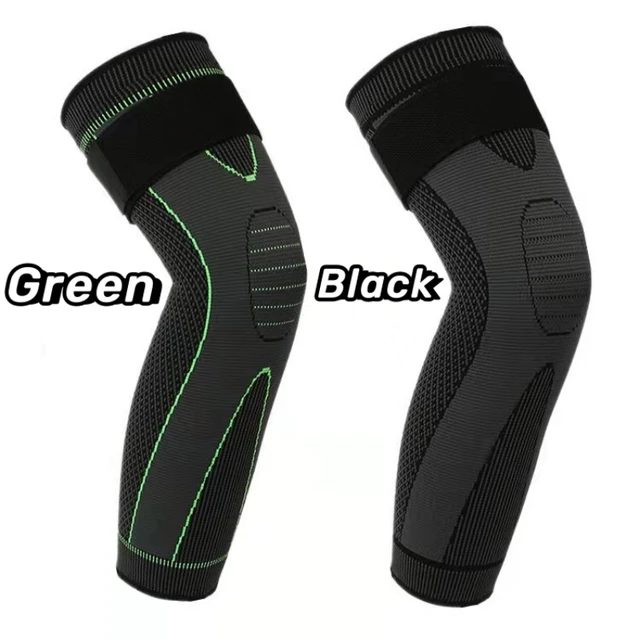 1 Pcs Compression Knee Pads Support Lengthen Stripe Sport Sleeve Arthritis Joint Pain Protector Elastic Kneepad Brace 6