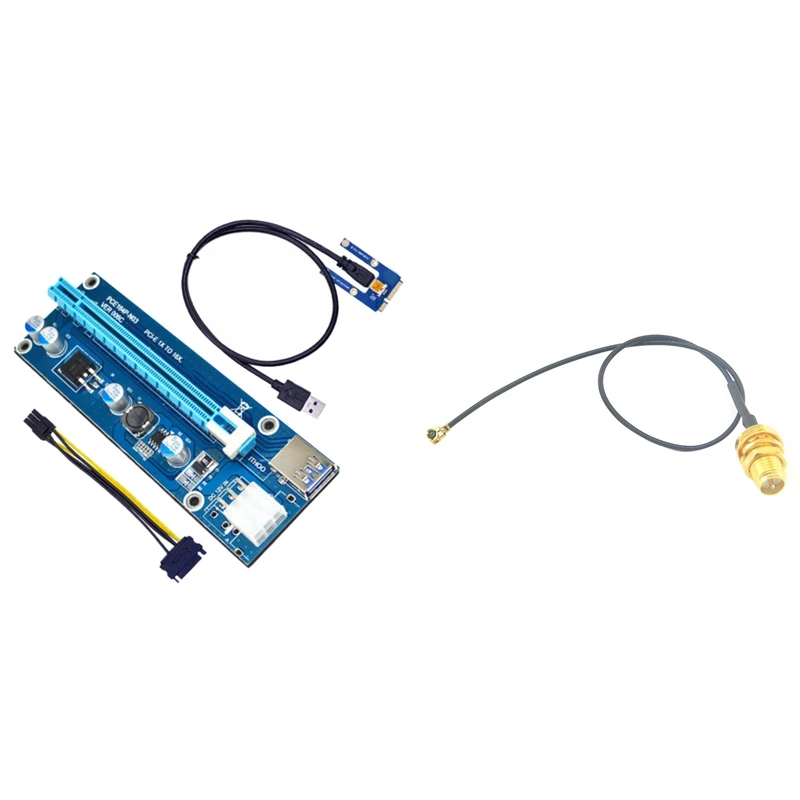 

2 шт. U.FL Mini PCI To RP-SMA Пигтейл/провод для антенны кабель с Pcie на PCI Express 16X переходник для внешней карты изображения ноутбука