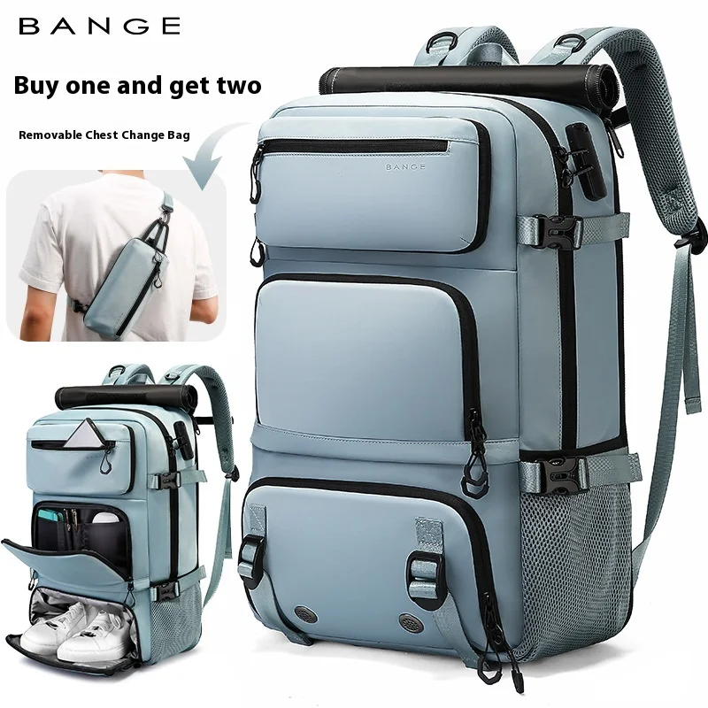 Waterproof Anti Theft Backpack for Men and Women with Shoe Compartment