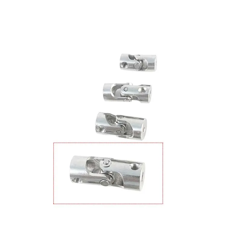 Description Picture 2 of itemUniversal Coupling 5mm 6mm 6.35mm 8mm Metal Motor Connector Shaft Joint Coupler with M4 Screw Boat Car Gimbal Couplings