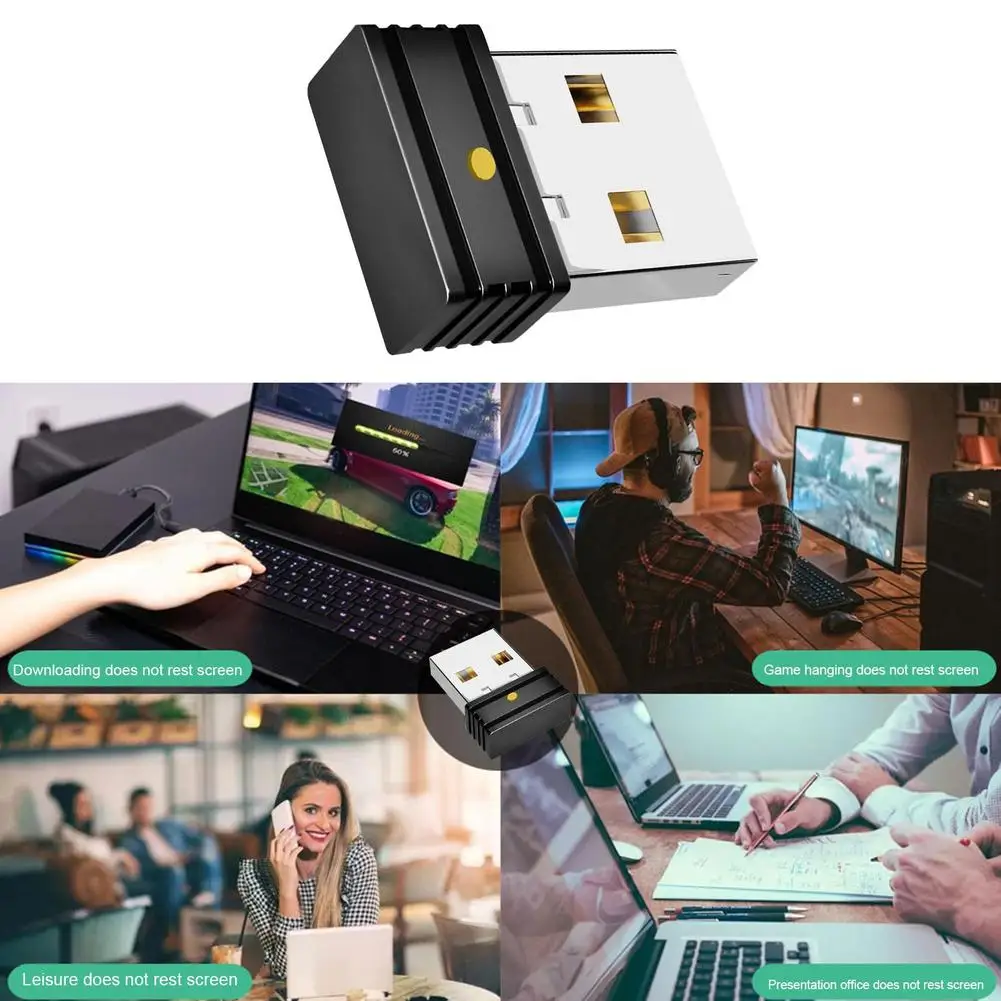 Mouse mover mouse jiggler Virtual Mouse Jiggler Undetectable Automatic Mover USB Port Shaker Wiggler With Switch Button For Laptop Keeps Computer Awake