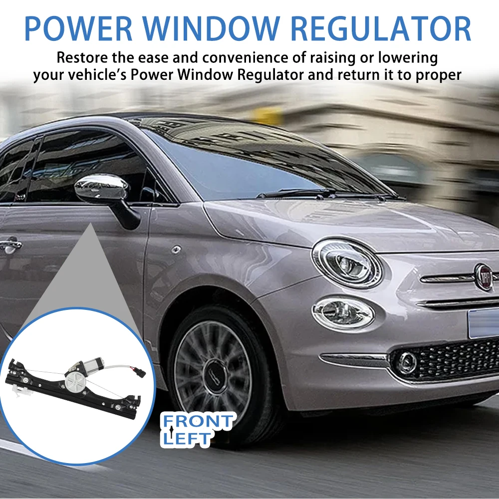 52060970 51876269 Car Window Front Left Driver Side 2pin Window