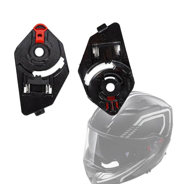 2x Helmet Guard Base Practical Helmet Base Mounting Parts for LS2 Ff324