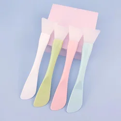 Silicone Facial Mask Brush Soft Head with Scraper Integrated Dual-use Mud Film Brush DIY Film Adjusting Beauty Tool Beauty