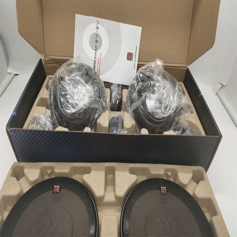 4 set Morel Maximo 602 Car Audio 6-1/2" 2-Way 120W Maximo Component Car Speaker Systetm Made In Israel For Any