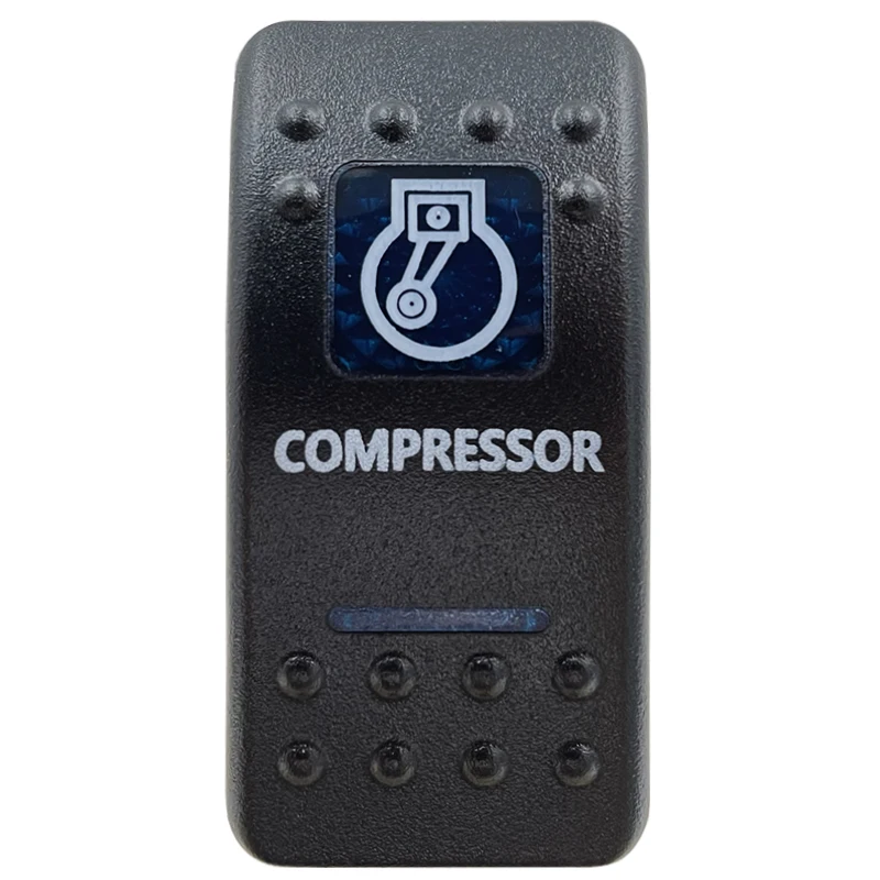 Blue LED Rocker Switch Button - Enhanced Interior Lights & Camper Accessories