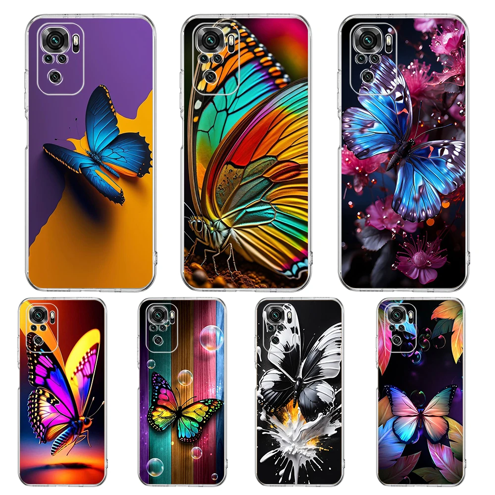 Elegant Transparent Butterfly Phone Case - TPU Protective Cover