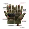 New 1 Pair Winter Warm Outdoor Sports Gloves Locomotive Military Fans Gloves Outdoor Tactical Gloves Riding Gloves 1