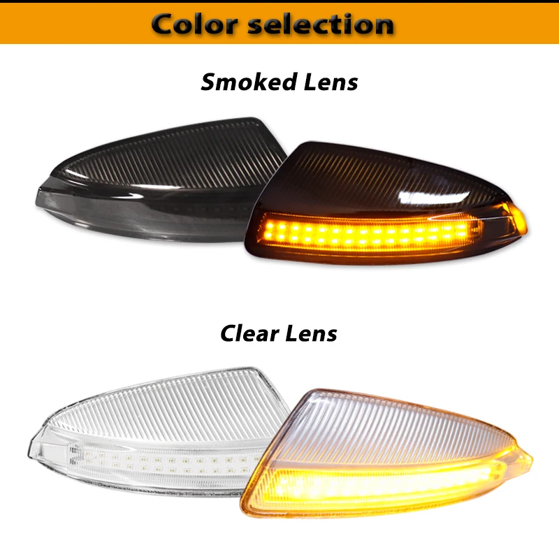 Car LED Rearview Mirror Turn Signal Light for Mercedes-Benz C Class W204 S204 W6
