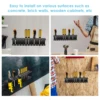 Screwdriver Wrench Organizer Rack Wall Mounted Pliers Holder Tool Storage Rack 14/23 Holes For Workshop Garage 6