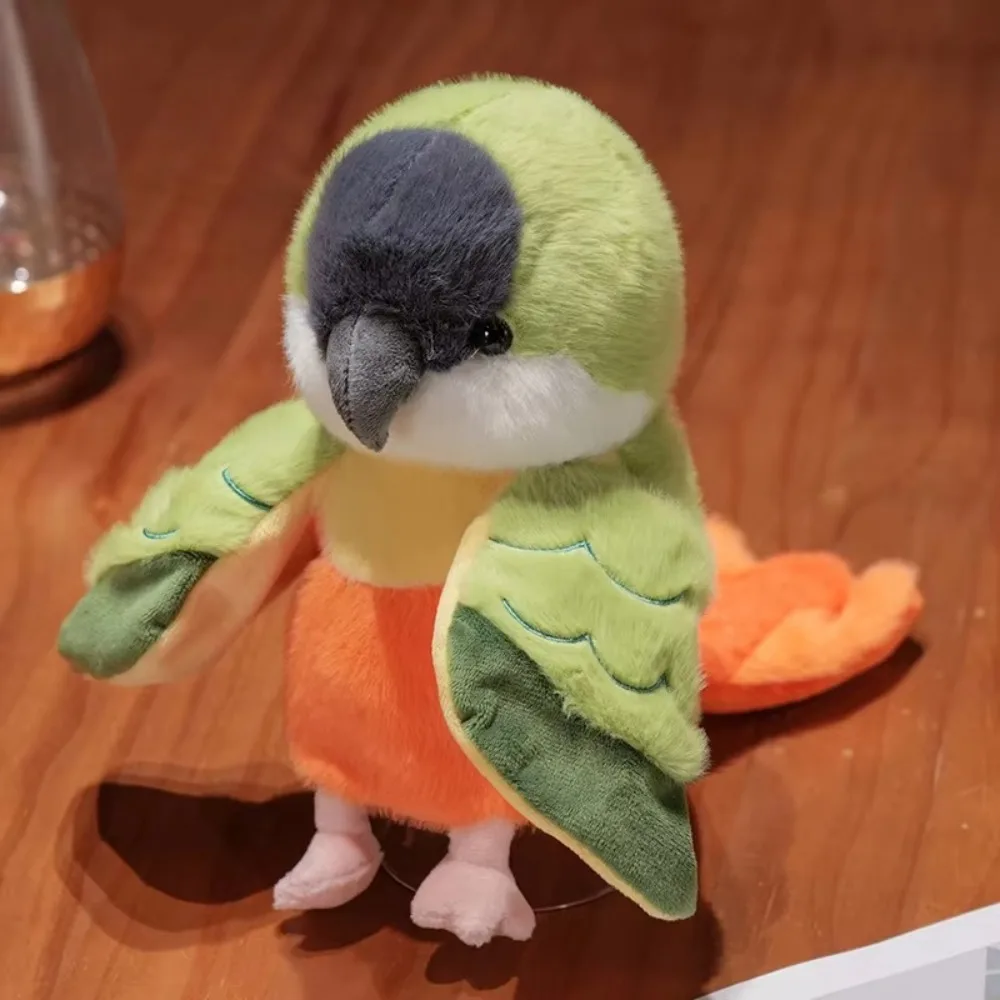 귀여운 새 손인형 버드게리어 코카티엘 코스프레 20cm 몽크 파라키텟