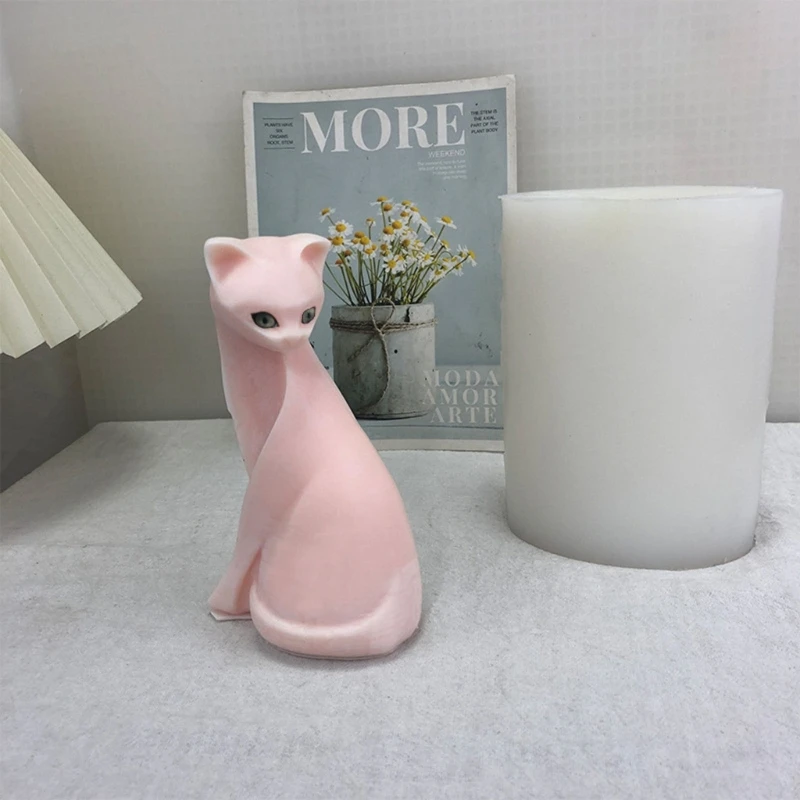 

3D Animal Mold DIY Silicone Clay Soap Mould for Candle Making Handmade Gypsum Fondant Chocolate Cake Molds M76D