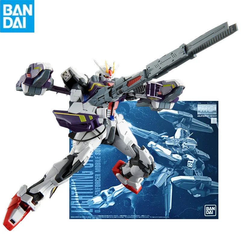 

Bandai Gunpla Pb Mg 1/100 Gat-X105+P204Qx Lightning Strike Gundam Ver. Rm Assembly Model Collectible Robot Kits Models Kid Gift