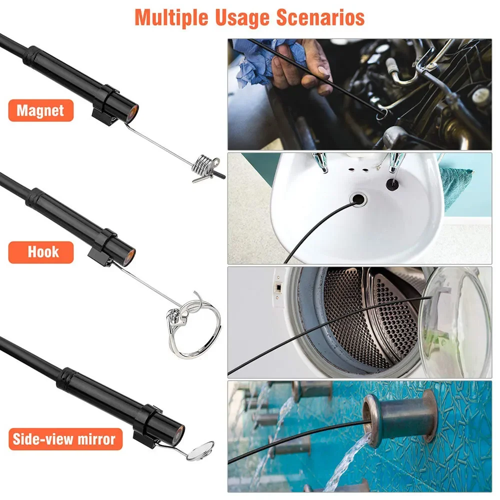 Inspection Camera Endoscope Flexible IP67 Waterproof Micro USB For Android PC Notebook