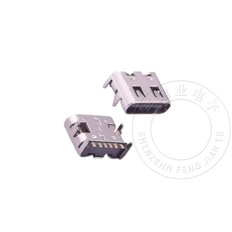KH-TYPE-C-6P/16P/16P-T Type-C female USB connector horizontal patch 100PCS
