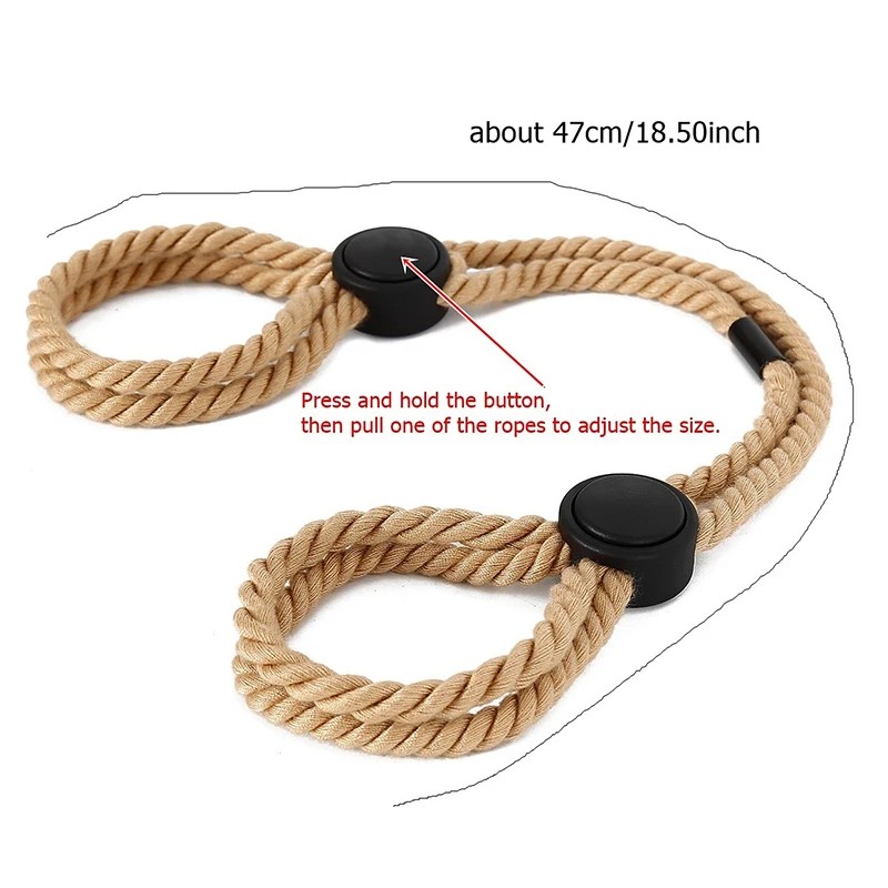Rope Handcuffs Wrist Ankle Cuffs BDSM Adult Sex Toys for Couples Bondage Slave Restraints Fetish SM Accessories sex toys sex handcuffs