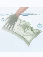 Boxers sans couture en soie glacée pour hommes, ultra-fins, respirants, avec design nez d'éléphant, transparents et confortables 4