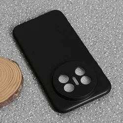 Sleek Black Matte Silicone Protective Case: Slim TPU Design for Mate 70 Air (Black)
