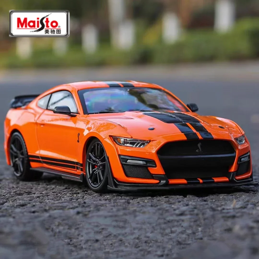 

Maisto 1:24 Ford Mustang Shelby GT500 Alloy Sports Car Model Diecast Metal Toy Vehicle Car Model Simulation Collection Kids Gift
