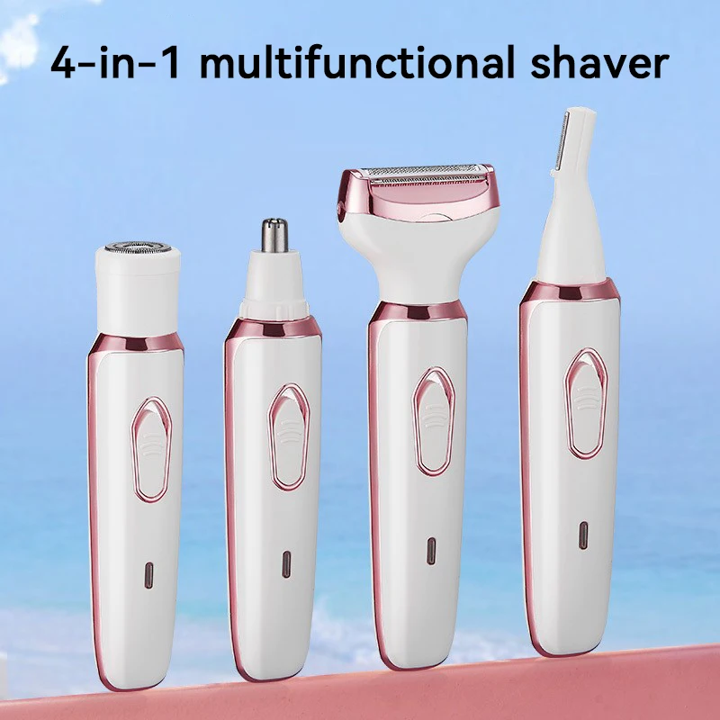 Xiaomi 4 In 1 Electric Lady Shaver Armpit Bikini Arm Leg Face Mustache Removal Painless Cordless Trimmer Razor Gifts Women 3