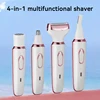Xiaomi 4 In 1 Electric Lady Shaver Armpit Bikini Arm Leg Face Mustache Removal Painless Cordless Trimmer Razor Gifts Women 3