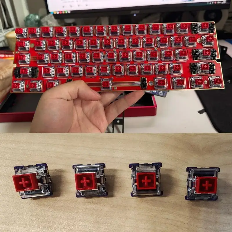 R53C Responsive Stille Keyboards Switches mit Metallverstärkung zum Spielen und Codieren – Detail 8