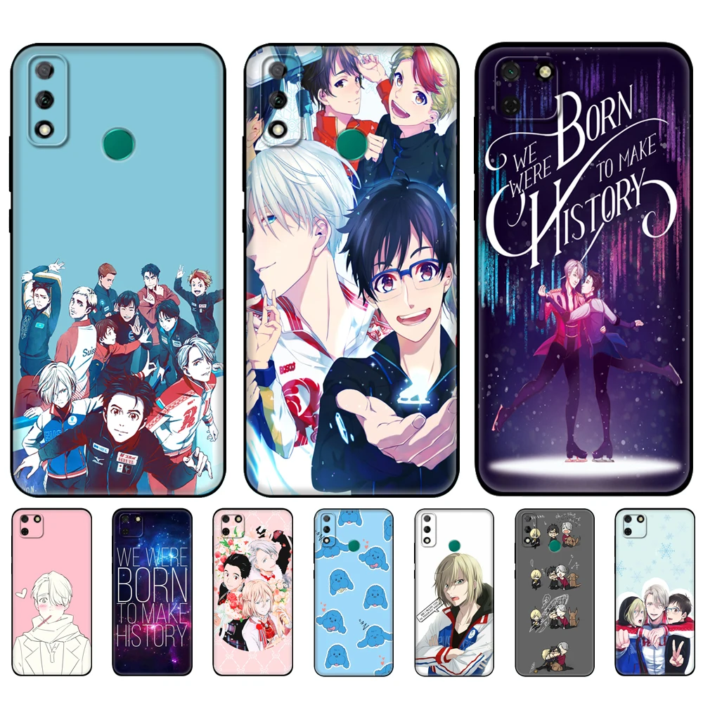 Черный чехол из ТПУ для Huawei Y9S Y6S Y8S Y5P Y7P Y8P Y5 lite Prime 2018 Y6 2019 на ледяную историю |