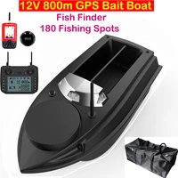 V030 RC Bait Boat 12V 180 Fishing Point Load 3KG 4.3-inch Screen Remote Control Intelligent Automatic Cruise Return Fish Finder