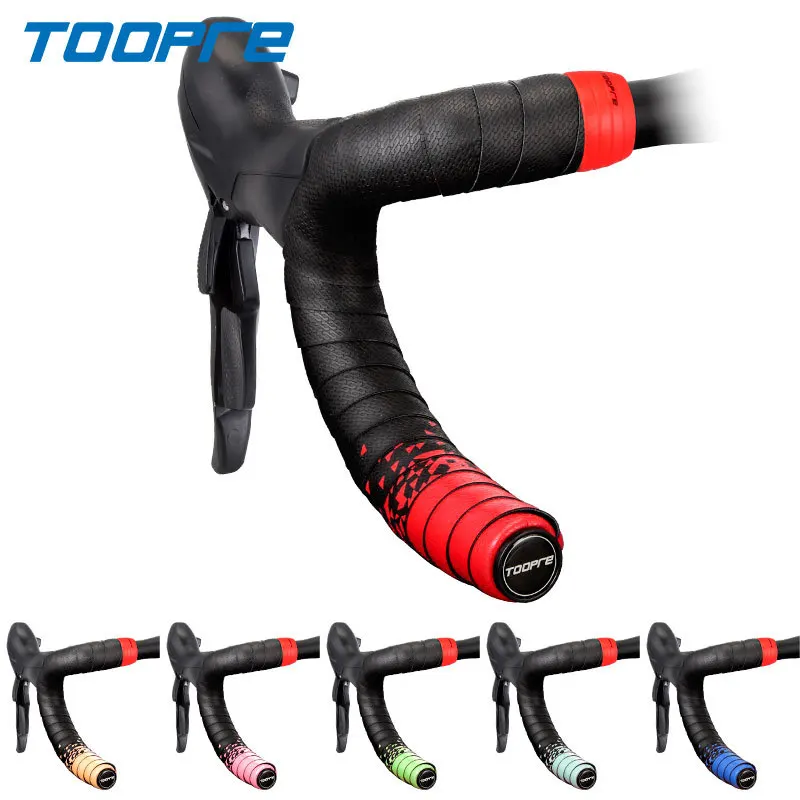 Bicycle Handlebar Tape Eva PU Grips Sponge Bike Handle Grip Tape Road Bike Cycling Anti-slip Anti-Vibration Wrap bike handlebar tape bicycle accessories