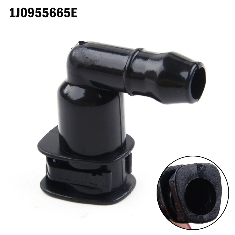 

1PCS Headlight Washer Connector Elbow 1J0955665E For Skoda Fabia For A4/A6/A8 Auto Exterior Windshield Washer Pump Connector