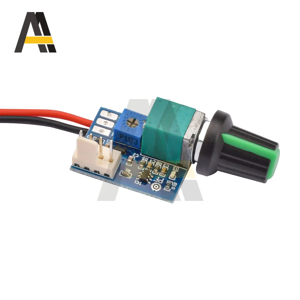 Interruttore Ventola 3 Fili Regolatore Di Velocità PWM Per Ventole DC12V - Con Manopola, Per Ventole A 2, 3 O 4 Fili Knight Rider Watch - Foto 5