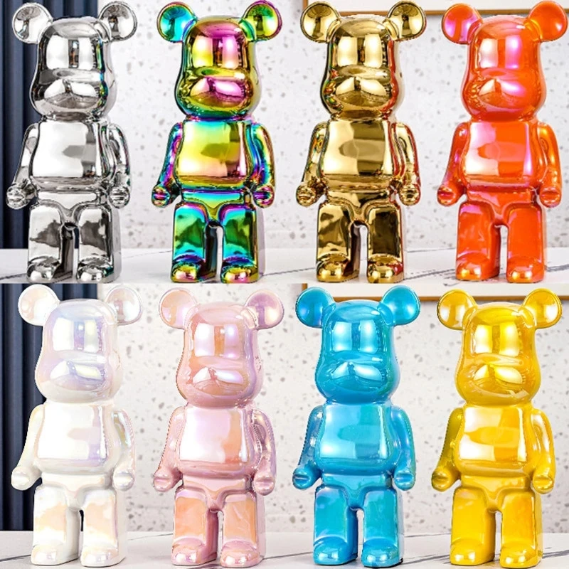 20/28/35cm Bearbricks 400 Bear Brick Figurines Violent Bear
