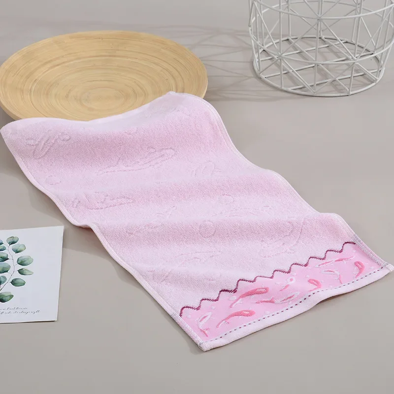 Baby Towels Cotton Bath Towel Cartoon Face Washcloth Hand Wipe Soft Children Towels for Kids Newborn Shower Handkerchief 50x25cm