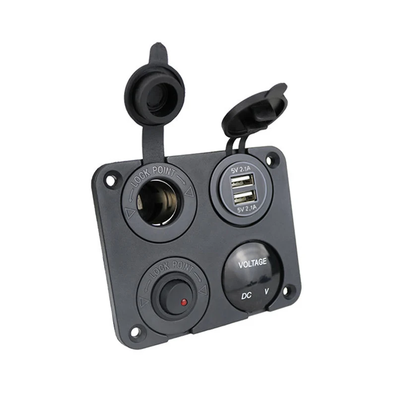 12-24V ڵ Ʈ  4  г  USB ڵ ,    ÷ а ġ ڵ ׼