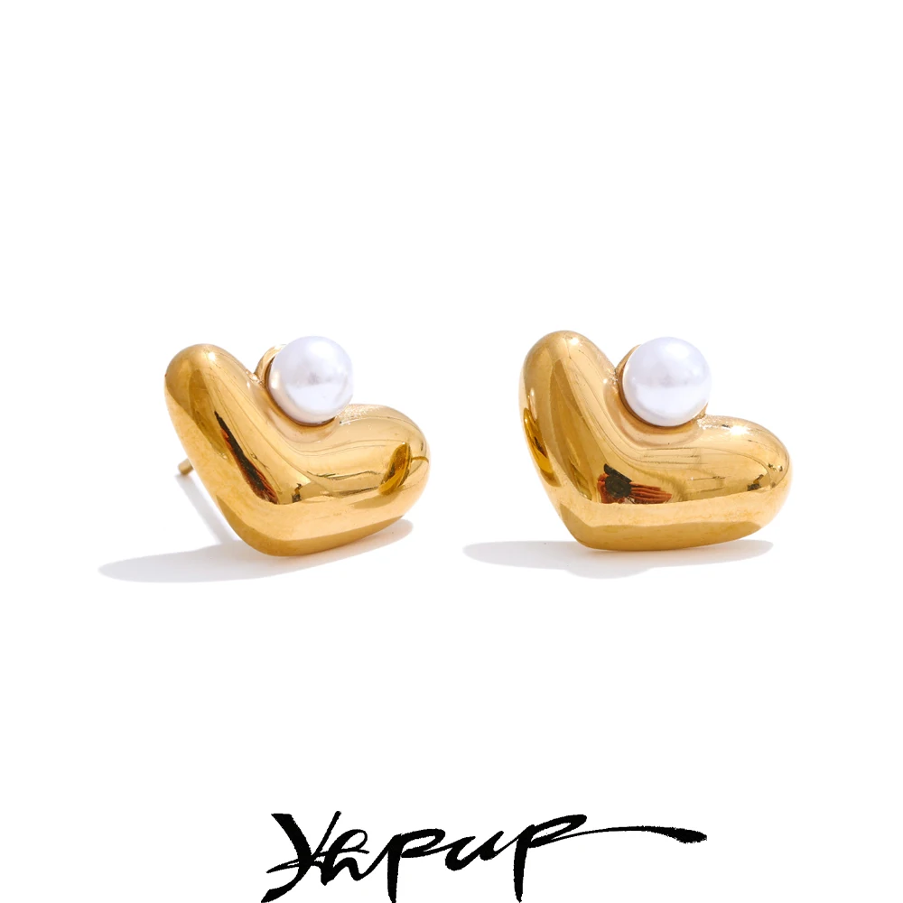 Yhpup Stud Earrings Stainless Steel