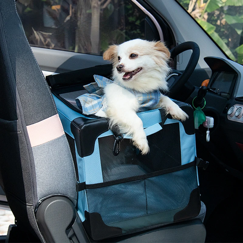 Asiento de coche para perros de viaje al aire libre, cesta para perros,  diseño plegable, suministros para mascotas sin el montaje de la jaula de