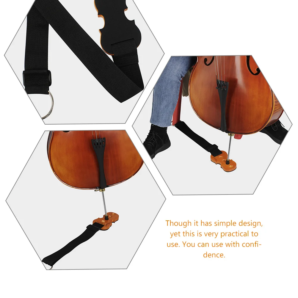Anti-slip Mat Cello Anti-skid Device Nonslip Endpin Rest Holder Protector Anchor Stopper Nonskid Pads Nylon End-Strap cello support parts