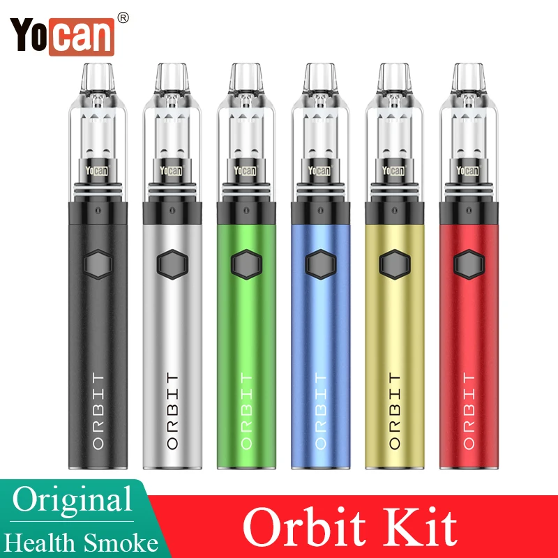 Original Yocan Orbit Kit 1700mAh Battery Top Vertex Airflow Type-C Vaporizer Pen Kit Electronic Cigarette Vape Pen
