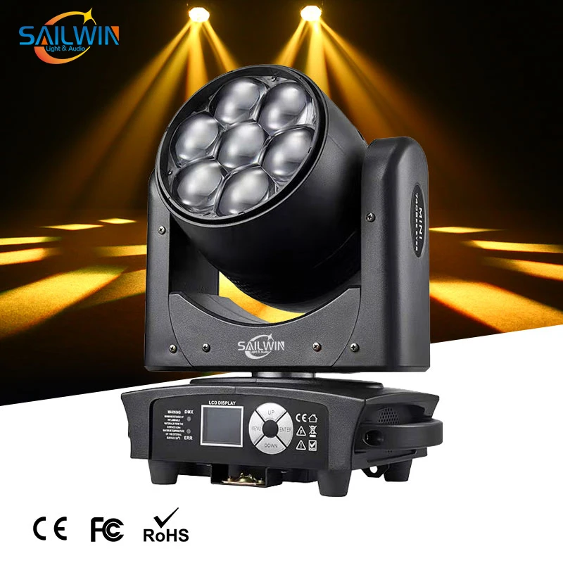 Bee Eye Light Mini 7X40W K10 LEDムービングヘッドウォッシュ