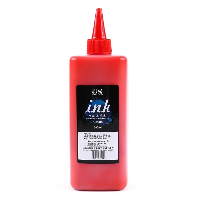 Whiteboard Marker Large Bottle Ink 500ml Refillable Teaching Erasable Whiteboard Marker Refill Liquid images - 6