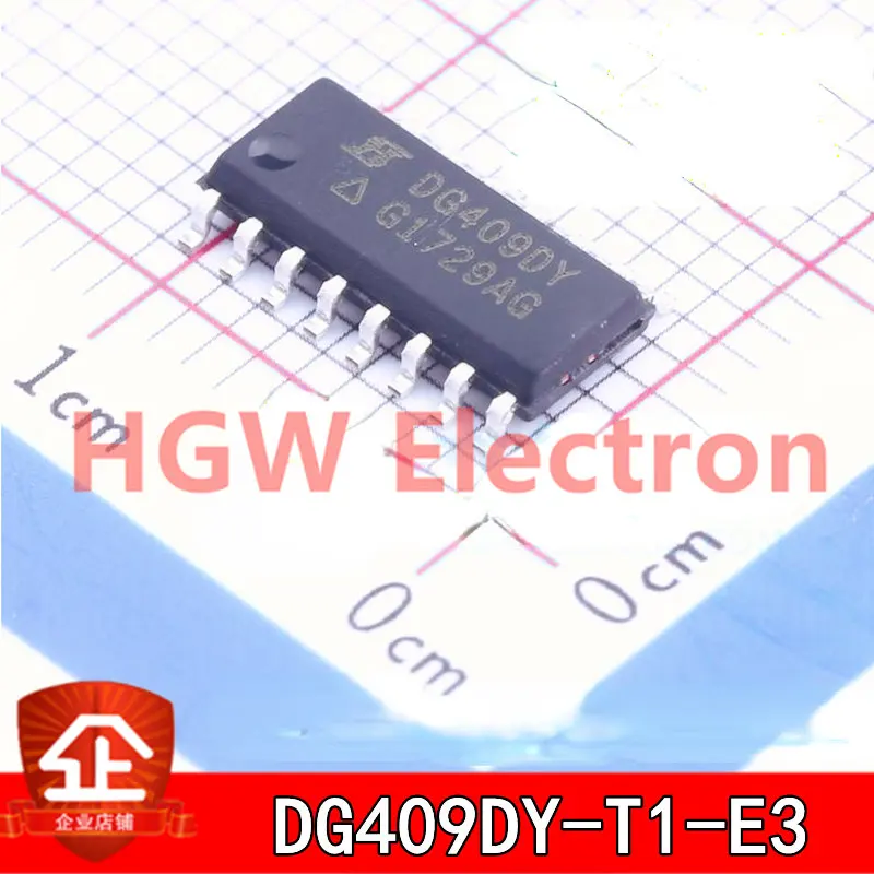 

10pcs New and original DG409DY-T1-E3 SOP-16 Screen printing:DG409DY Analog switch chip DG409DY-T1-E3 SOP16 DG409DY