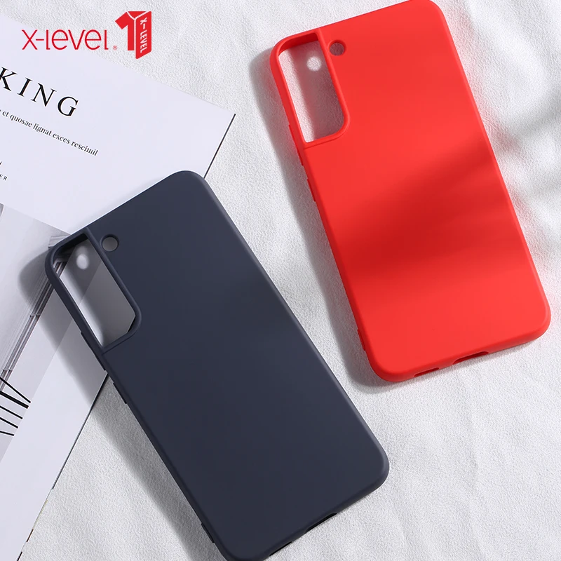 Ультражидкий силиконовый чехол-накладка для Samsung S22 Plus X-Level |